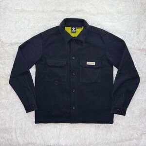 Columbia Wallowa Shacket in Black Men's Medium Heritage Collection Shirt Jacket